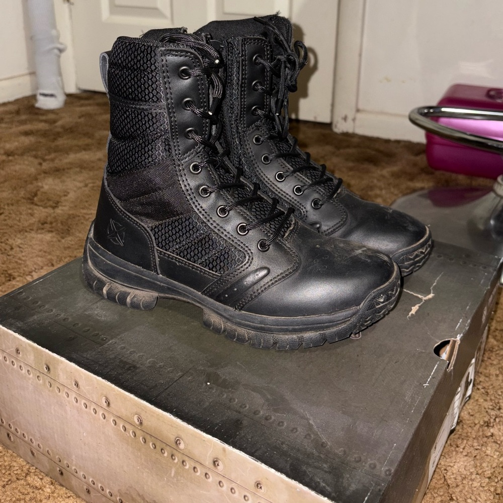 Black Tactical Boots